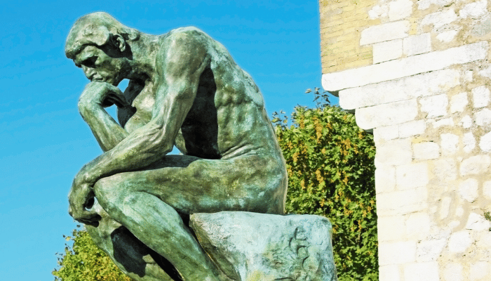 Image of The Thinker from iStock